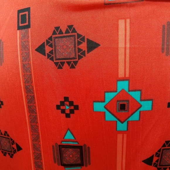 Lularoe Simply Comfortable Aztec Maxi Skirt 2XL - Picture 2 of 10